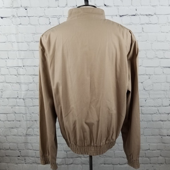 FOG CUTTER | beige mock neck zip up jacket - Picture 3 of 4